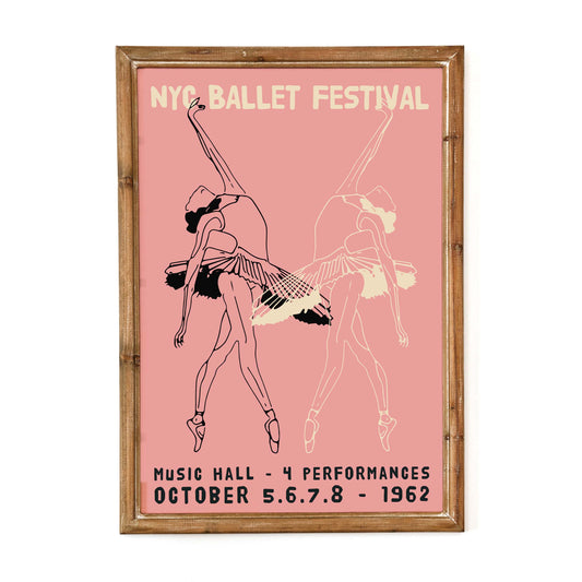 NYC Ballet Festival Poster Print