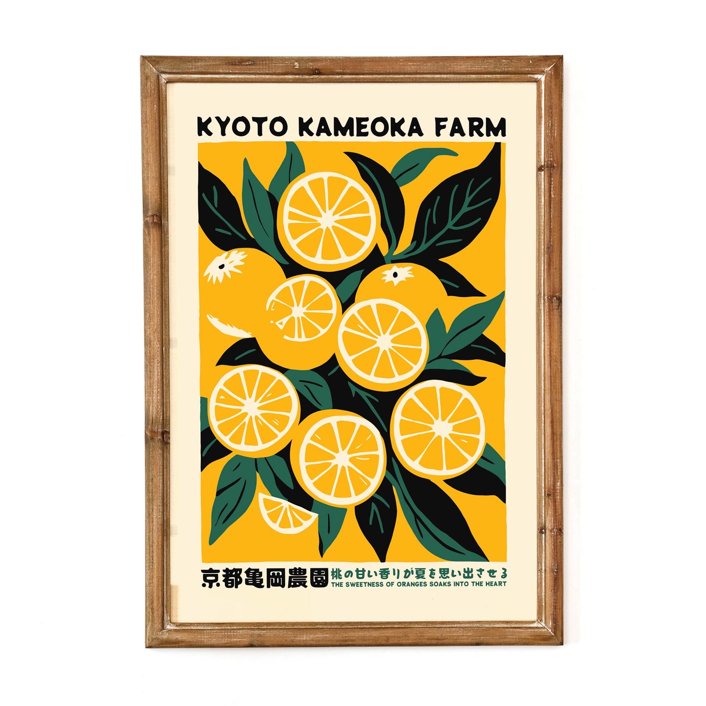 Kyoto Farm Japanese Poster