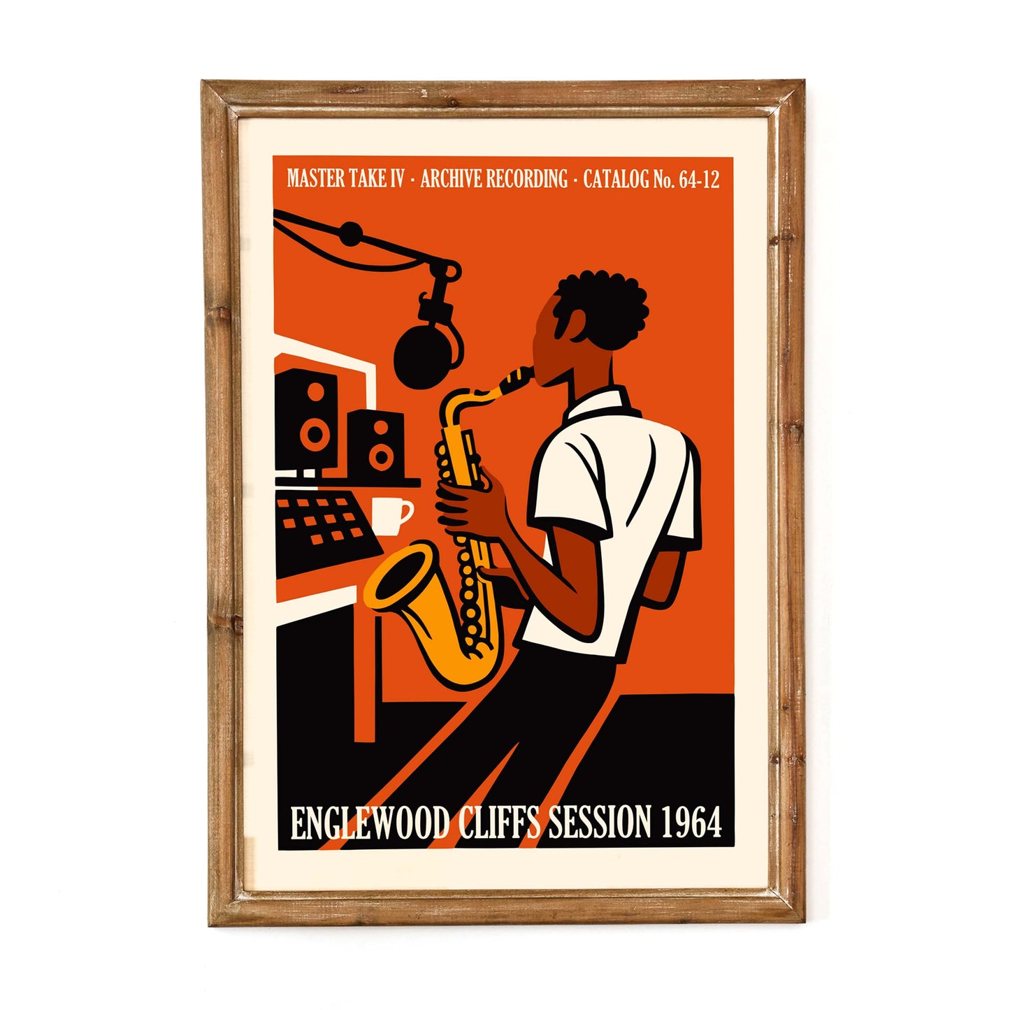 Saxophone Studio Session Print
