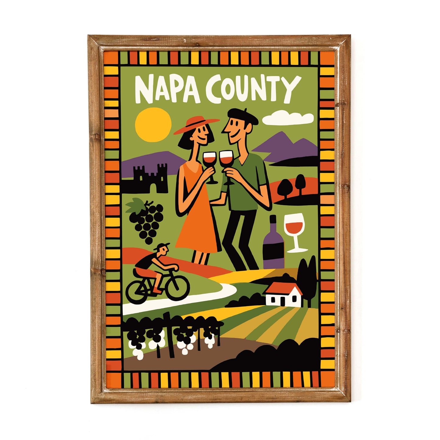 Napa County Wine Country Poster