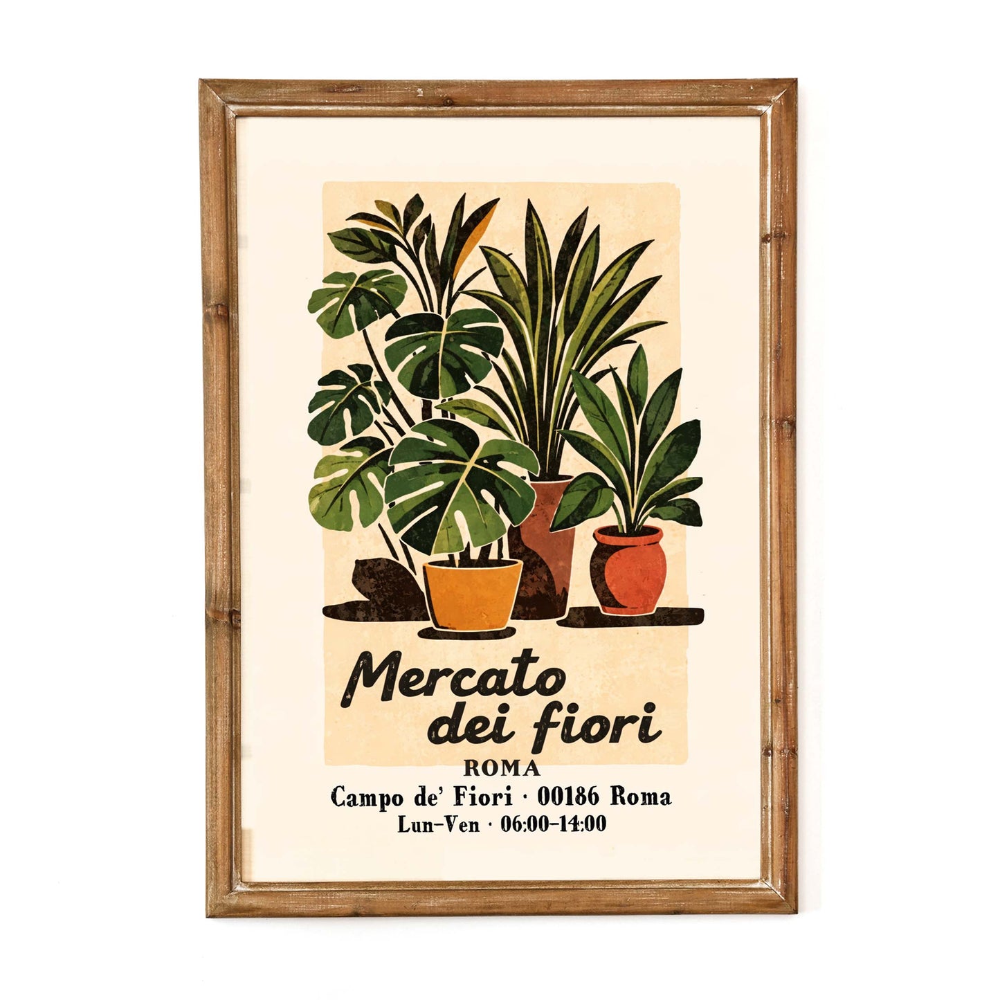 Mercato Dei Fiori Roma Print