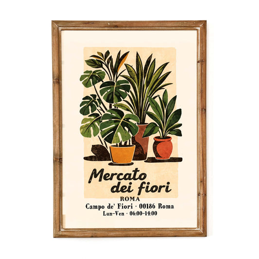 Mercato Dei Fiori Roma Print