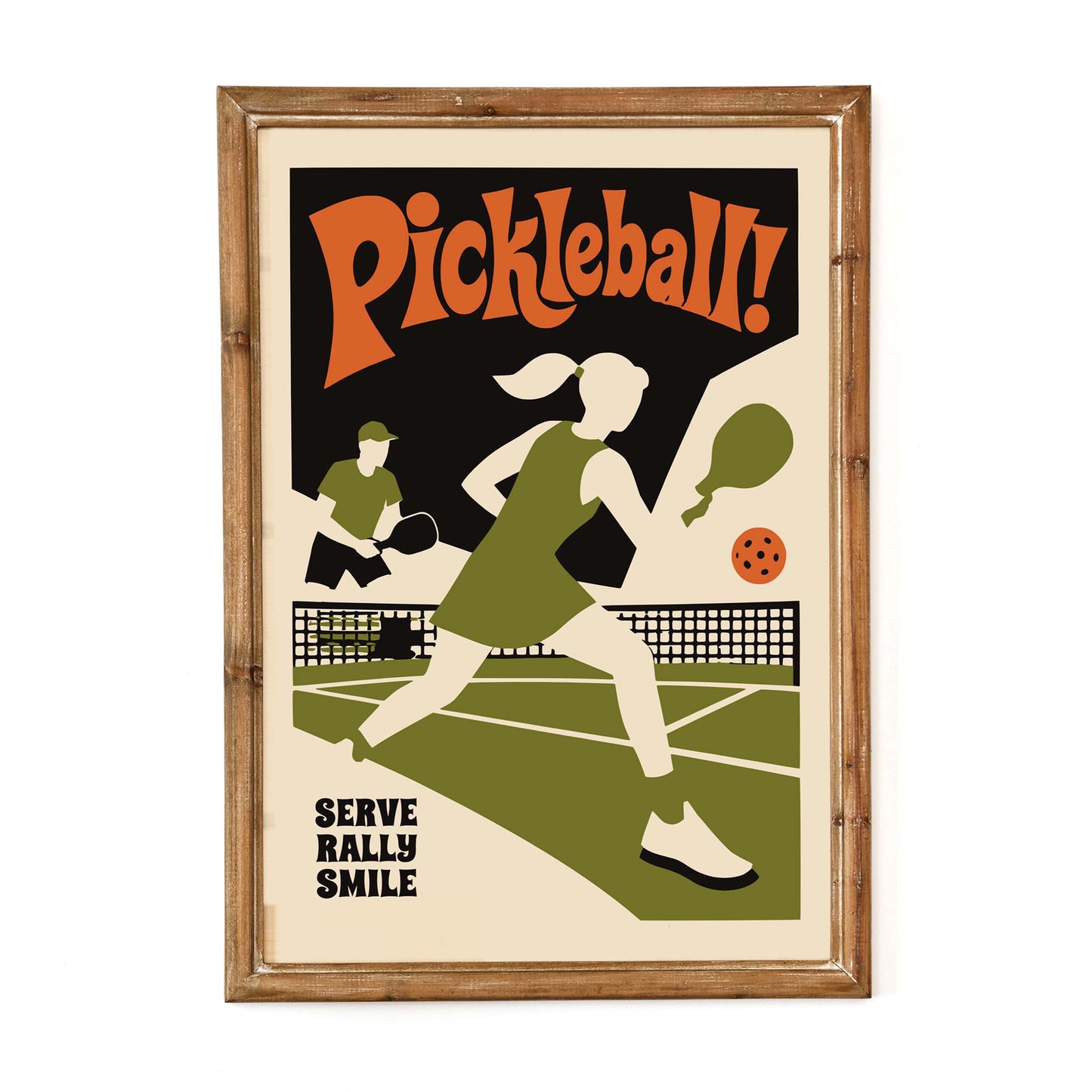 Pickleball Court Wall Art