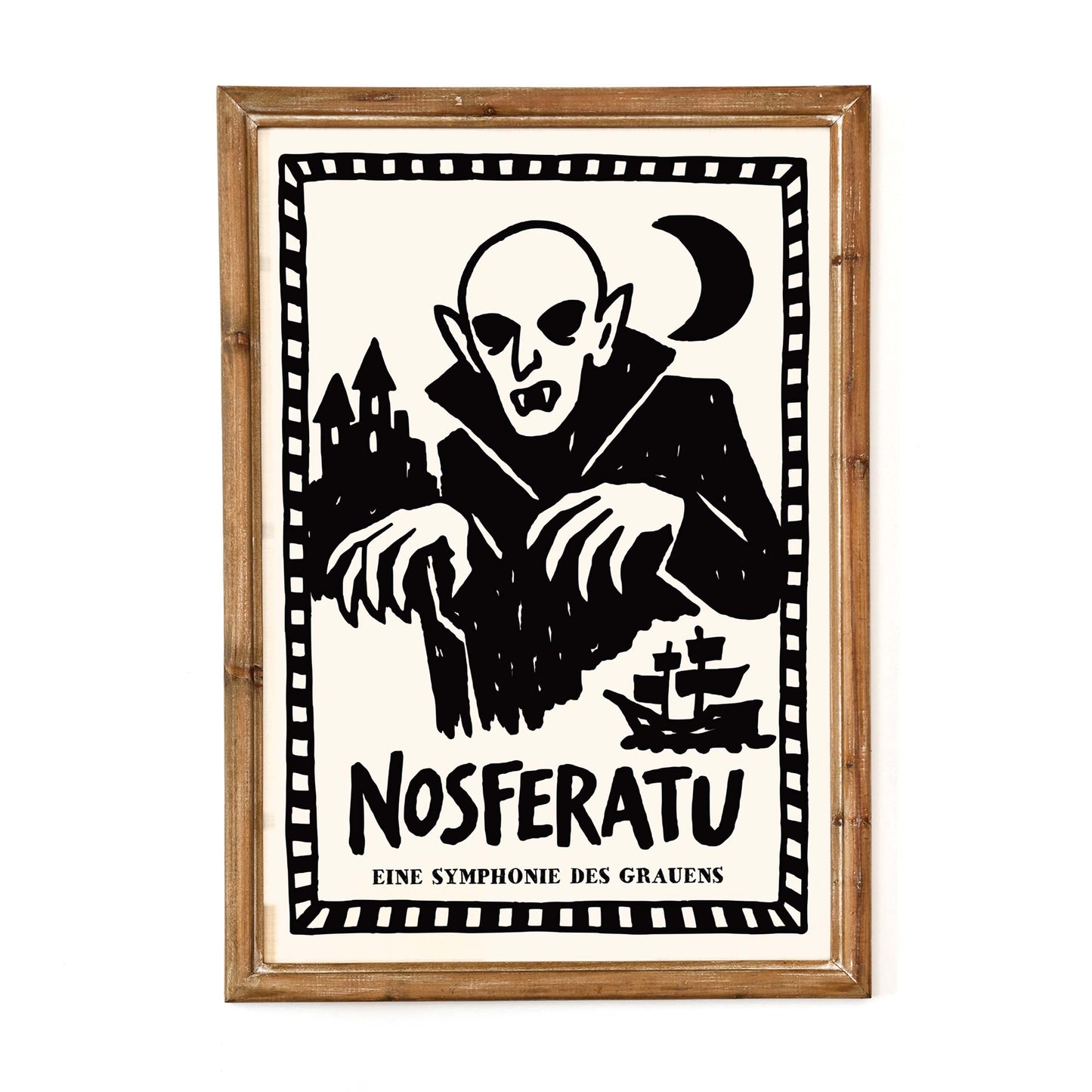 Nosferatu Vintage Horror Poster Print