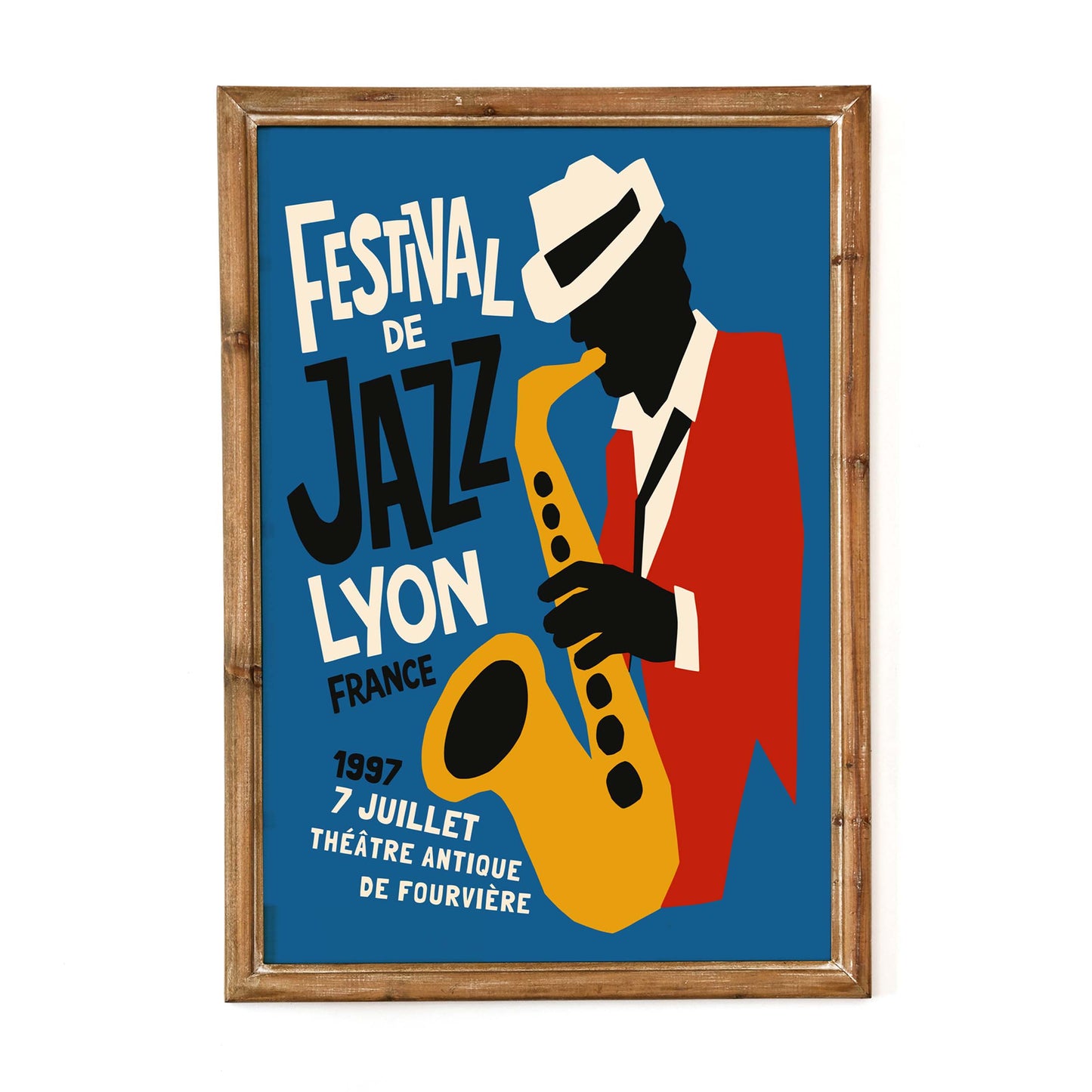 Lyon Jazz Festival Poster Print