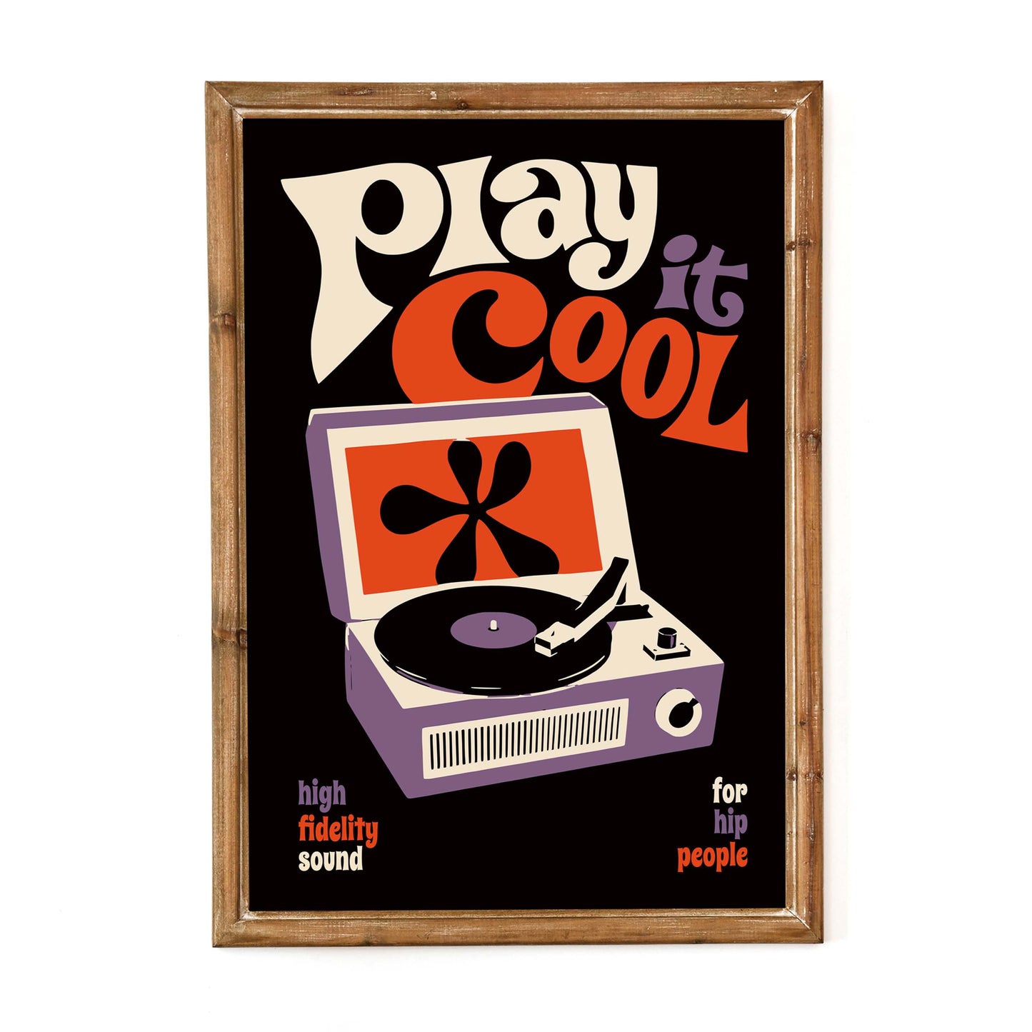 Retro Vinyl Turntable Wall Art