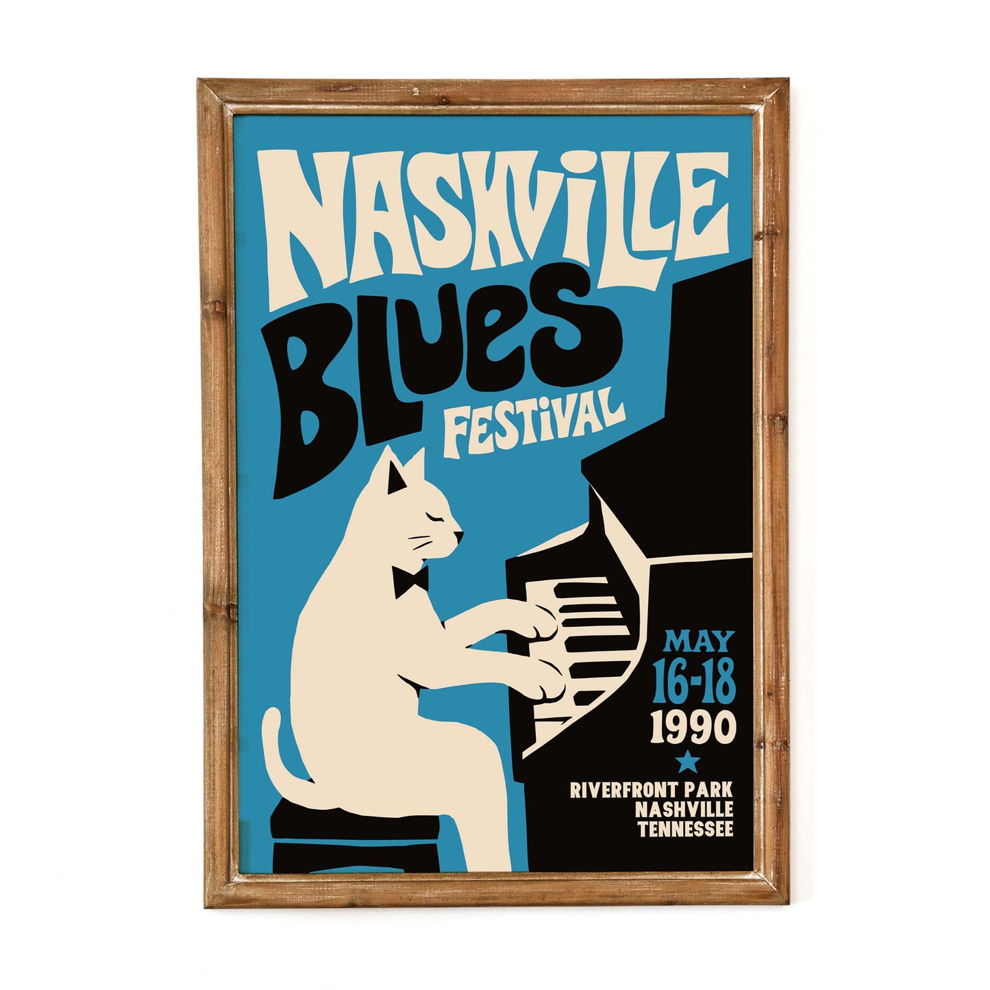 Nashville Blues Festival Poster
