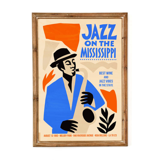 Mississippi Jazz Poster Art