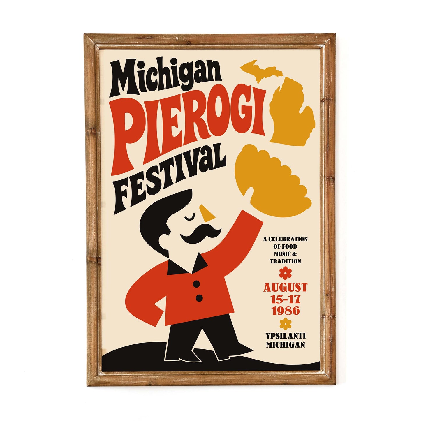 Michigan Pierogi Festival Poster