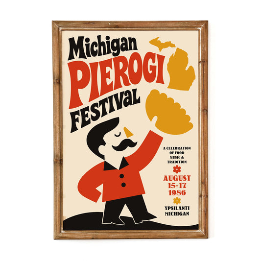 Michigan Pierogi Festival Poster