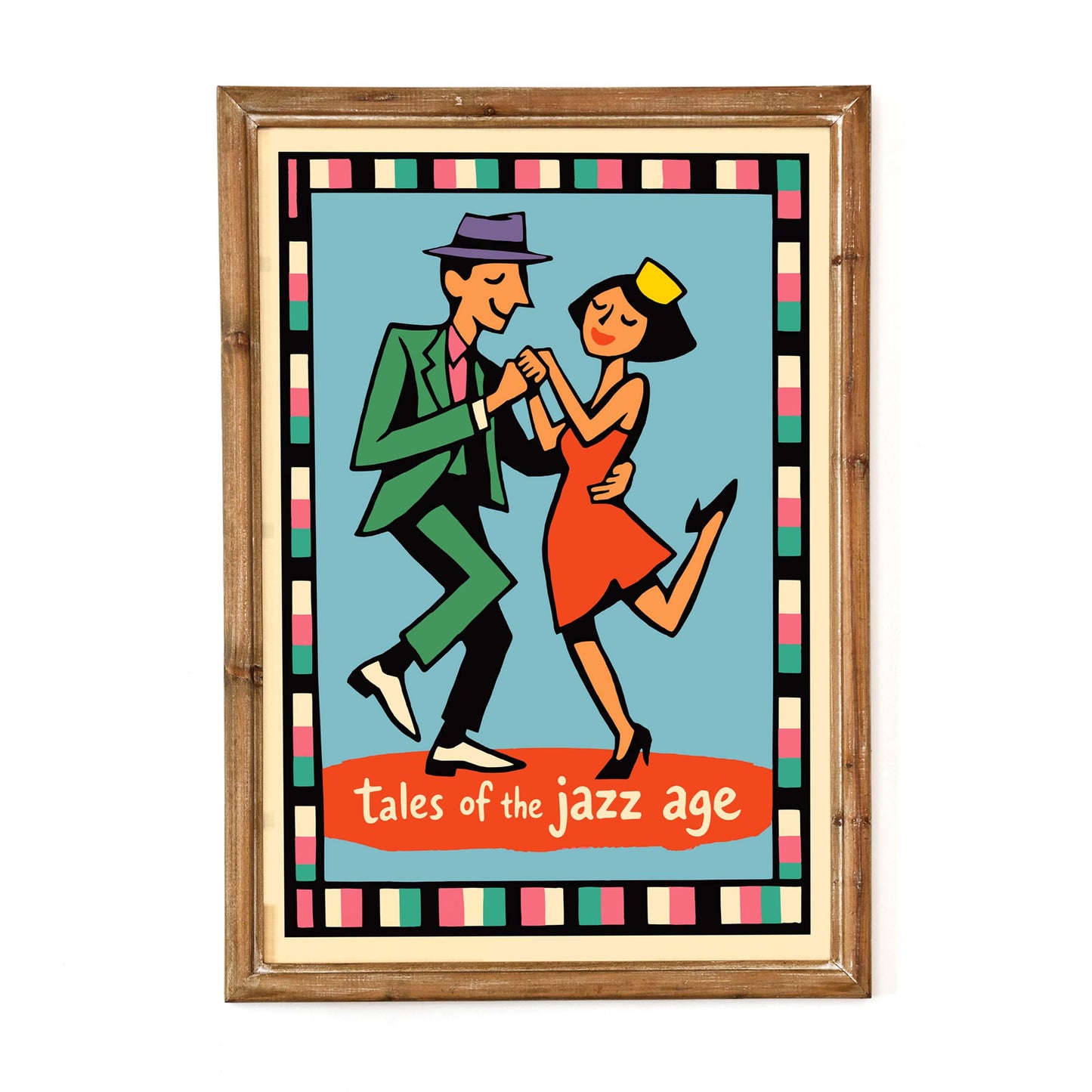 Vintage Jazz Age Dance Poster Print