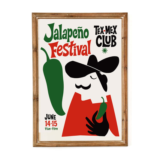 Jalapeno Tex Mex Poster Print