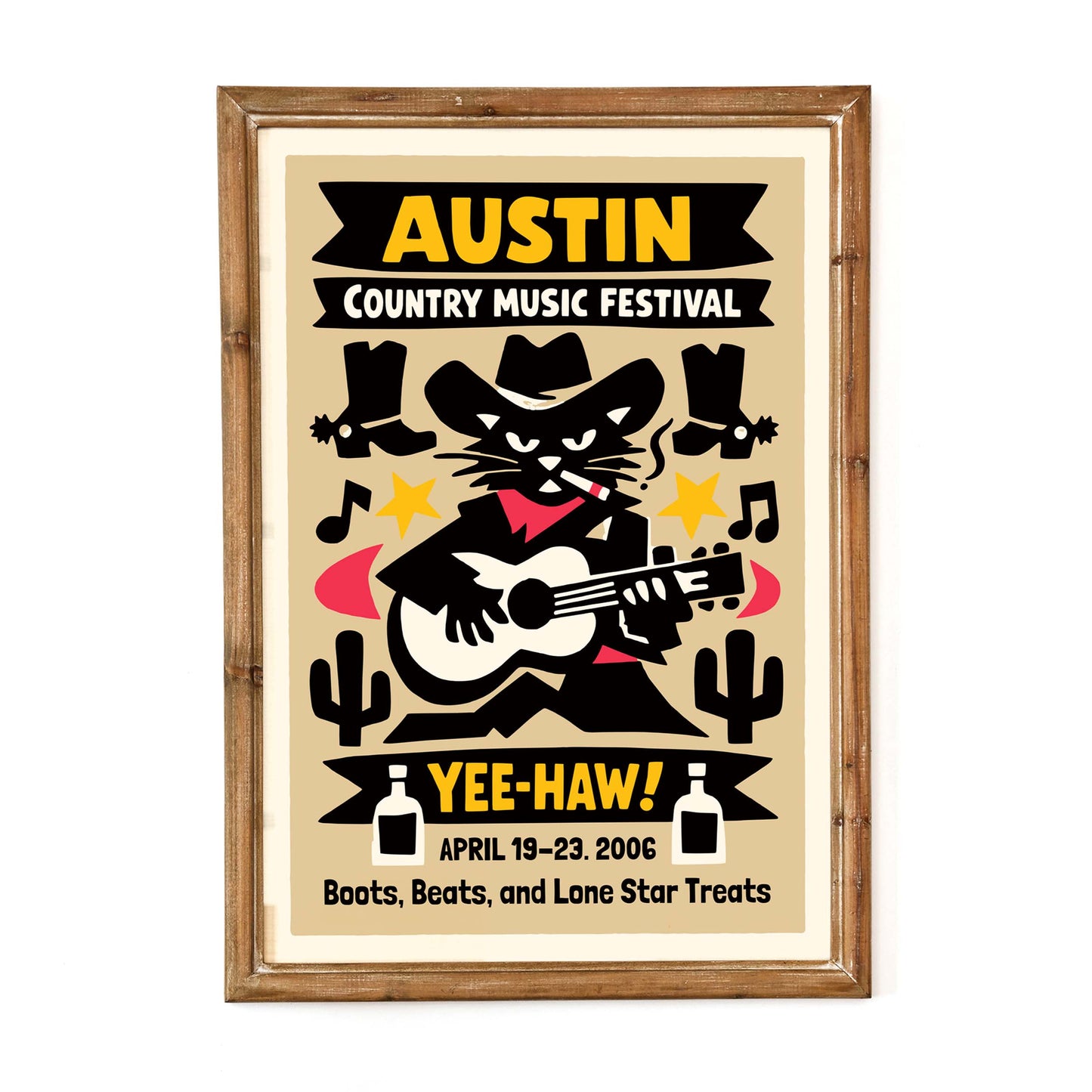 Austin Country Music Festival Poster