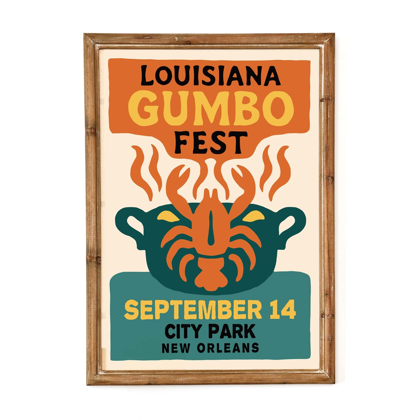 Louisiana Gumbo Fest Poster Print