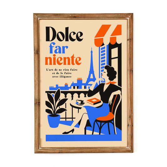 Dolce Far Niente Print Living Room