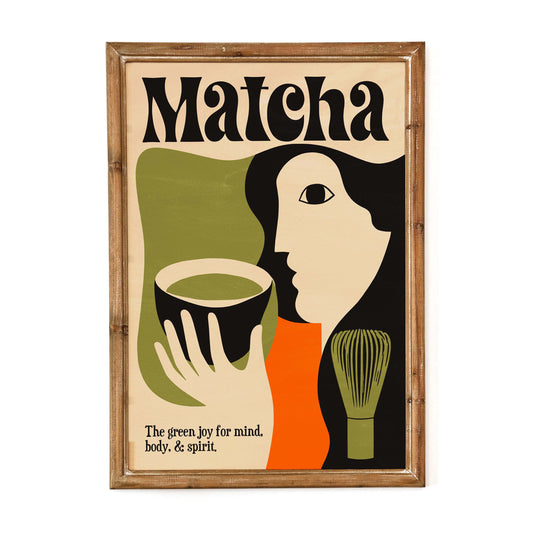 Matcha Tea Print Wall Art