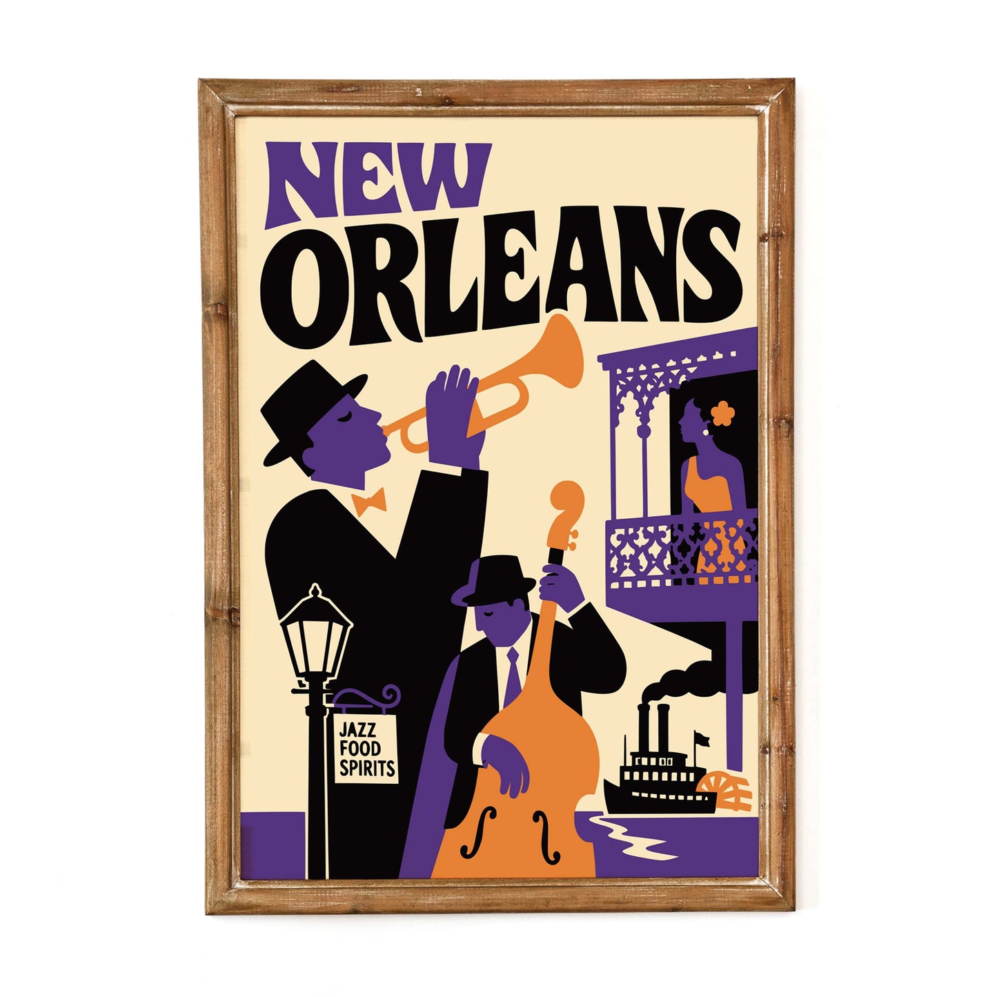 New Orleans Jazz & Spirits Vintage Poster