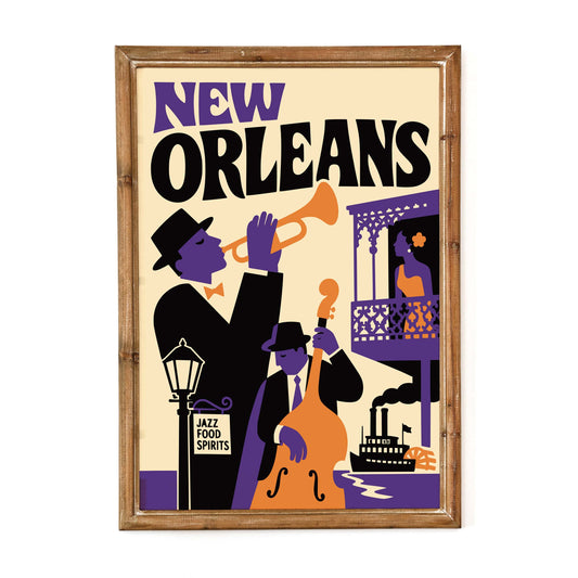 New Orleans Jazz & Spirits Vintage Poster
