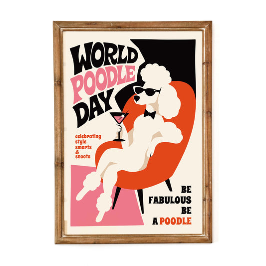 World Poodle Day Wall Art