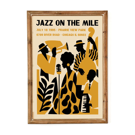 Jazz On The Mile Poster