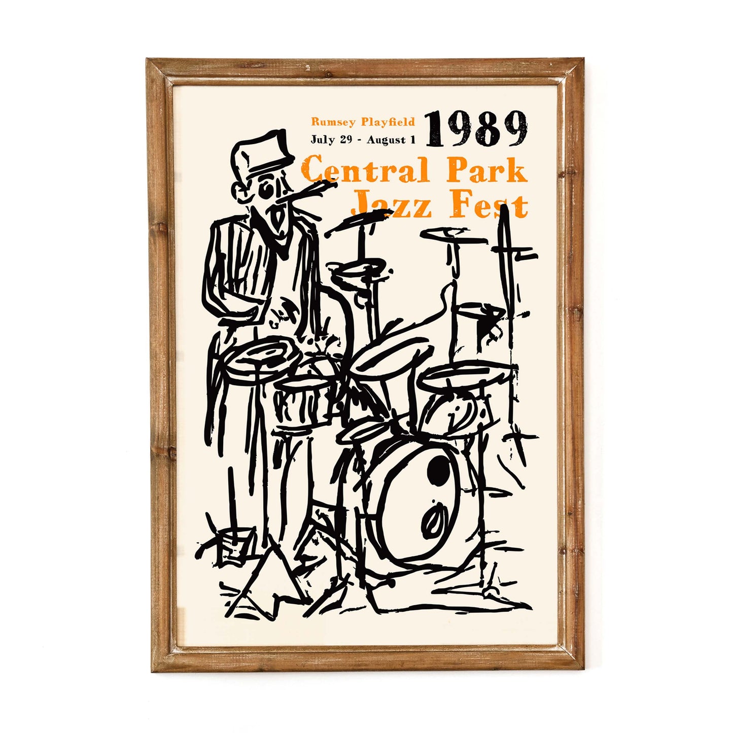 Central Park Jazz Fest Poster