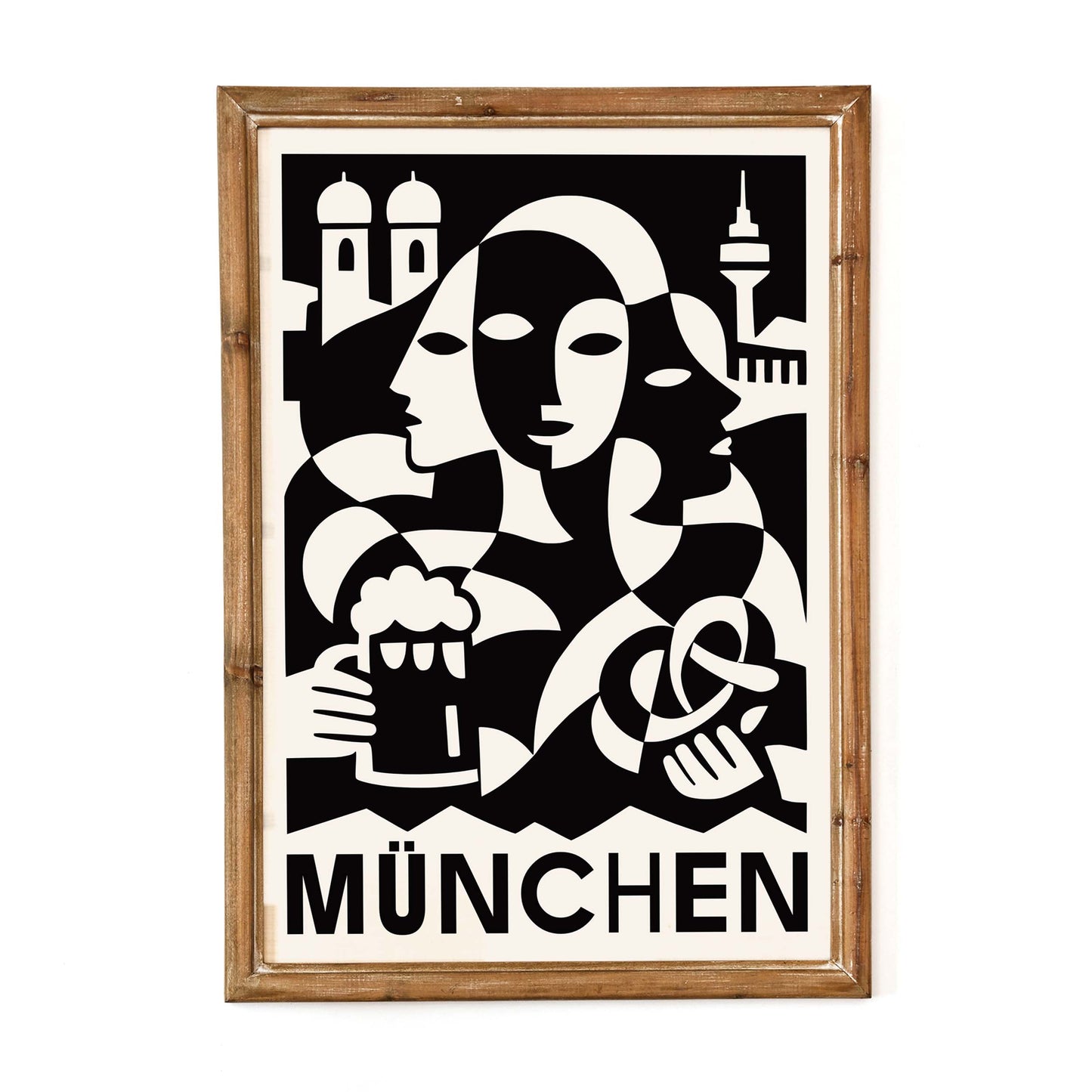 Munich Oktoberfest Travel Poster Print
