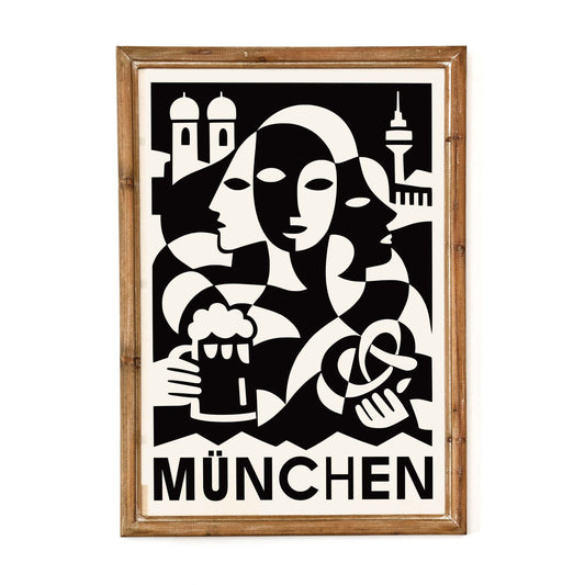 Munich Oktoberfest Travel Poster Print