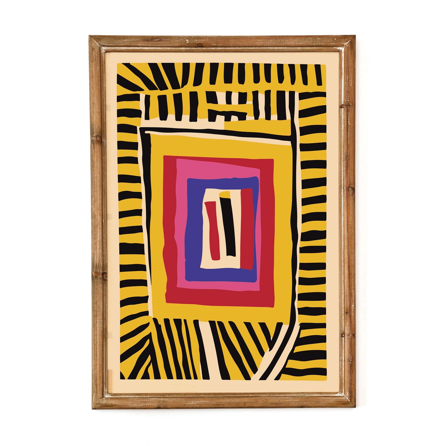 Abstract Geometric Poster Print