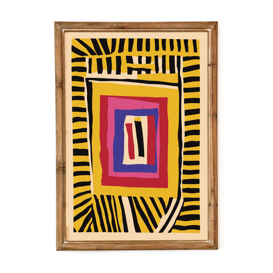 Abstract Geometric Poster Print
