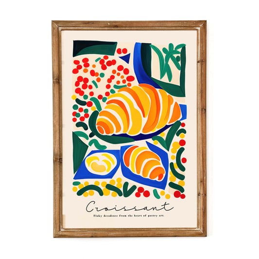 Croissant Kitchen Wall Art