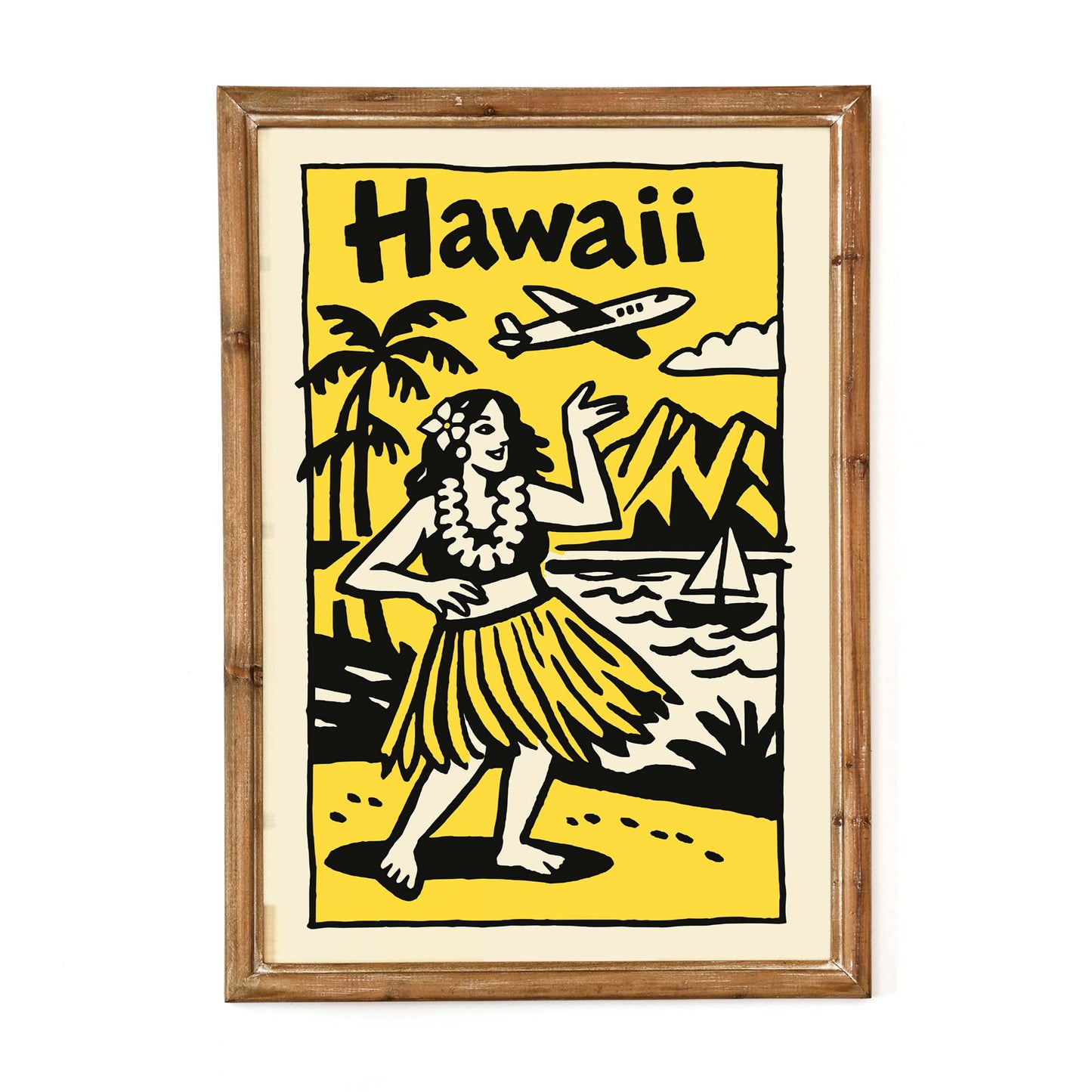 Hawaii Hula Poster