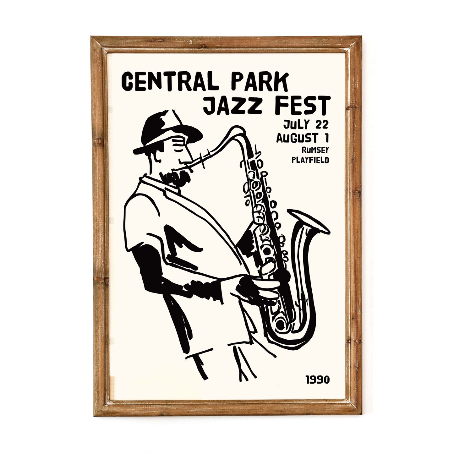 Central Park Jazz Fest Poster