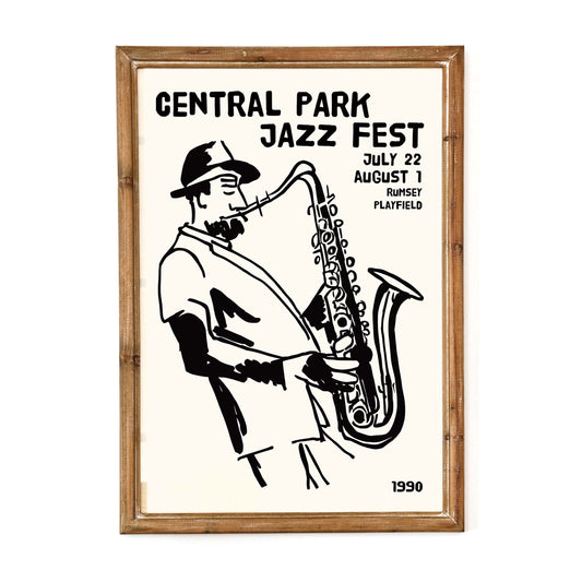 Central Park Jazz Fest Poster