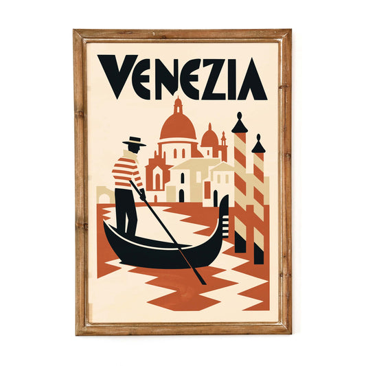 Venezia Italy Travel Poster