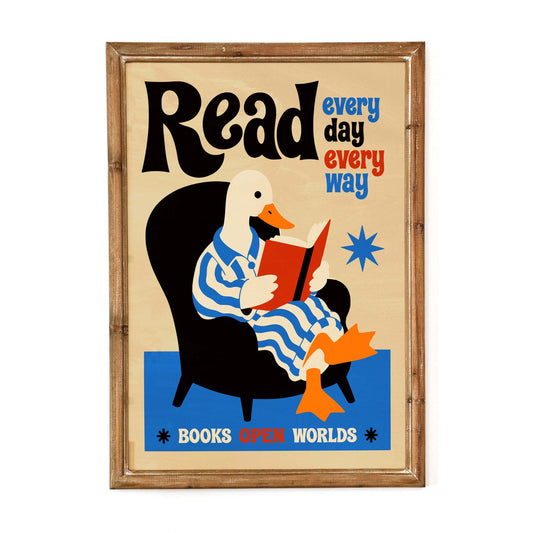 Read Every Day Wall Art
