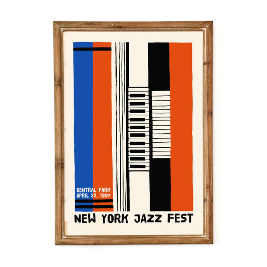 New York Jazz Fest Poster Print