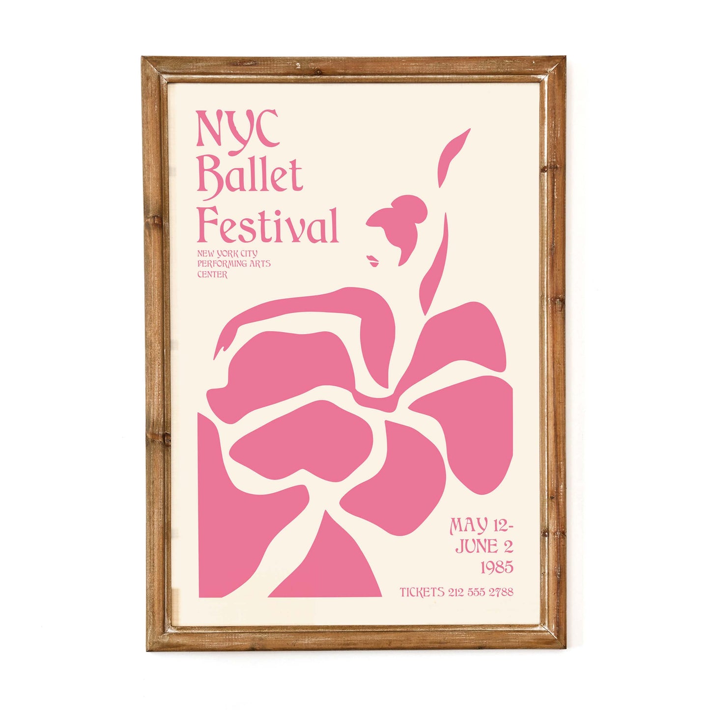 NYC Ballet Festival Poster Print