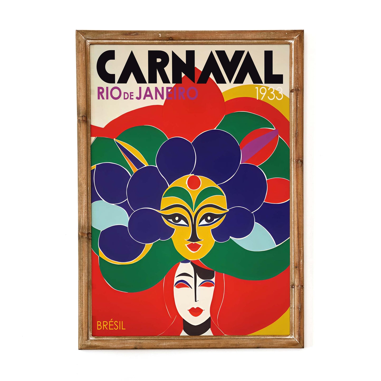 Rio Carnival Travel Poster Print