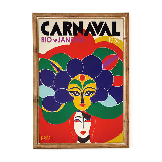 Rio Carnival Travel Poster Print