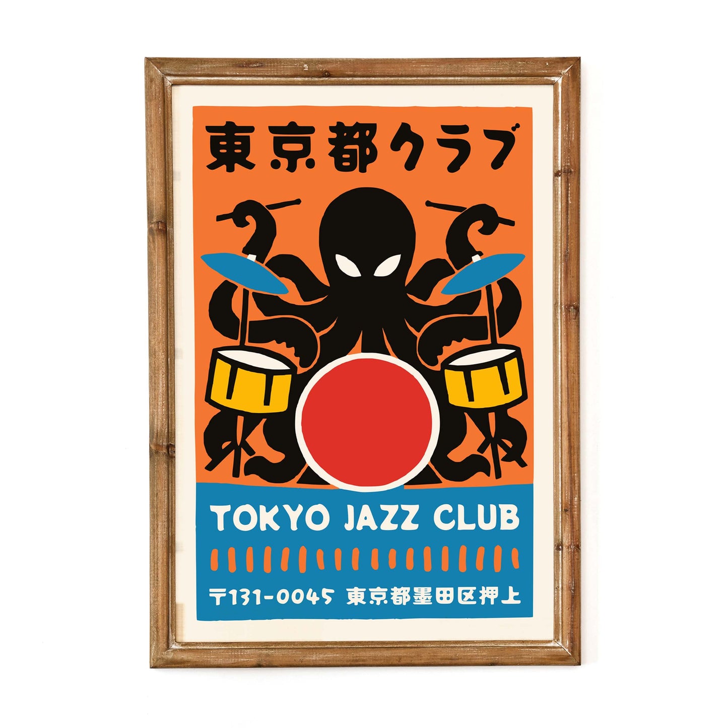 Tokyo Jazz Club Poster Wall Art