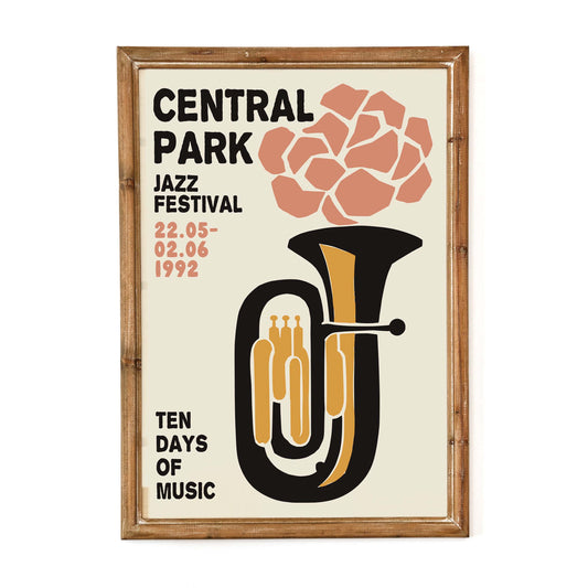 Central Park Jazz Print