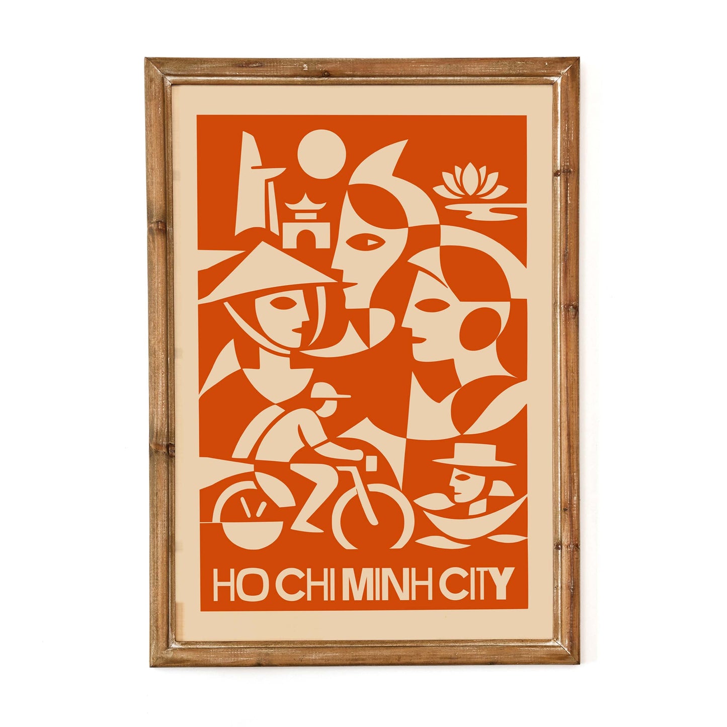 Ho Chi Minh City Vintage Wall Art