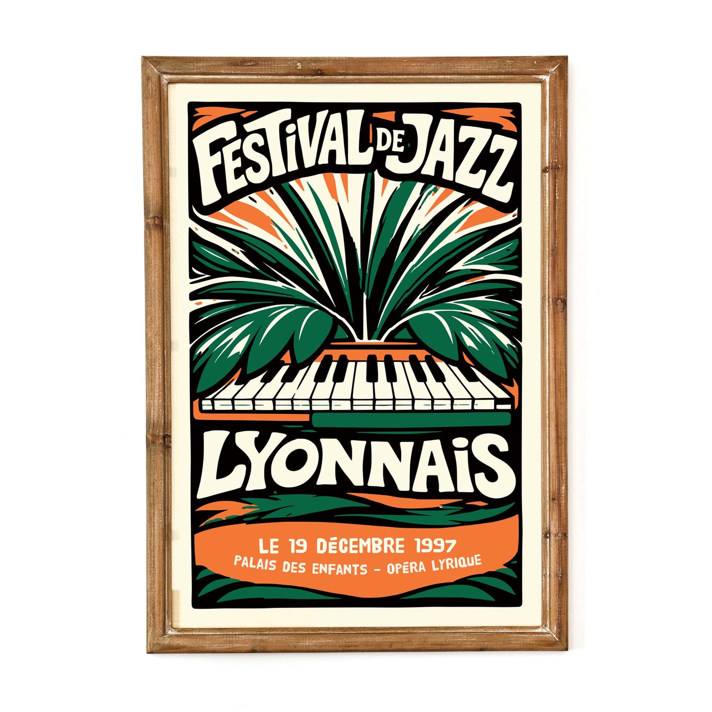 Festival Jazz Lyonnais Poster Print