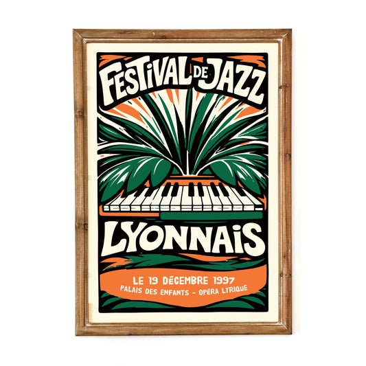 Festival Jazz Lyonnais Poster Print