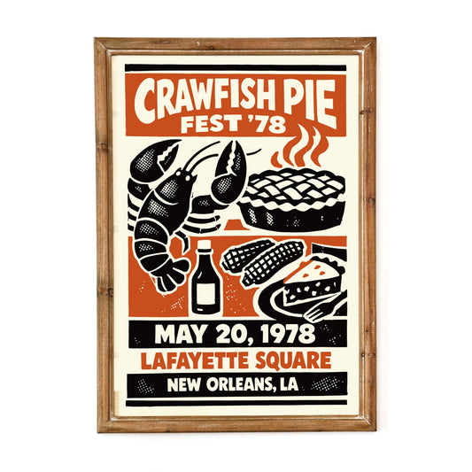 Crawfish Pie Festival Poster