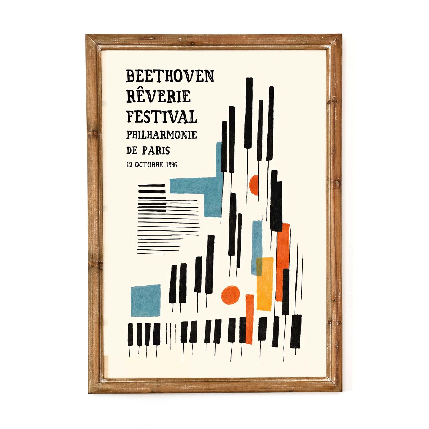 Beethoven Reverie Festival Paris Poster
