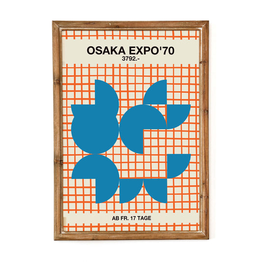 Osaka Expo Seventies Poster Print
