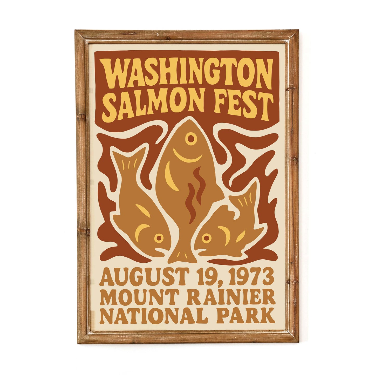 Washington Salmon Fest Poster Print
