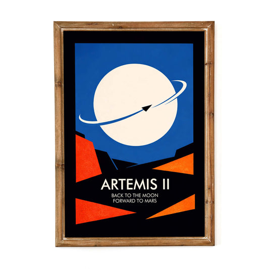 Artemis II Moon Mission Poster