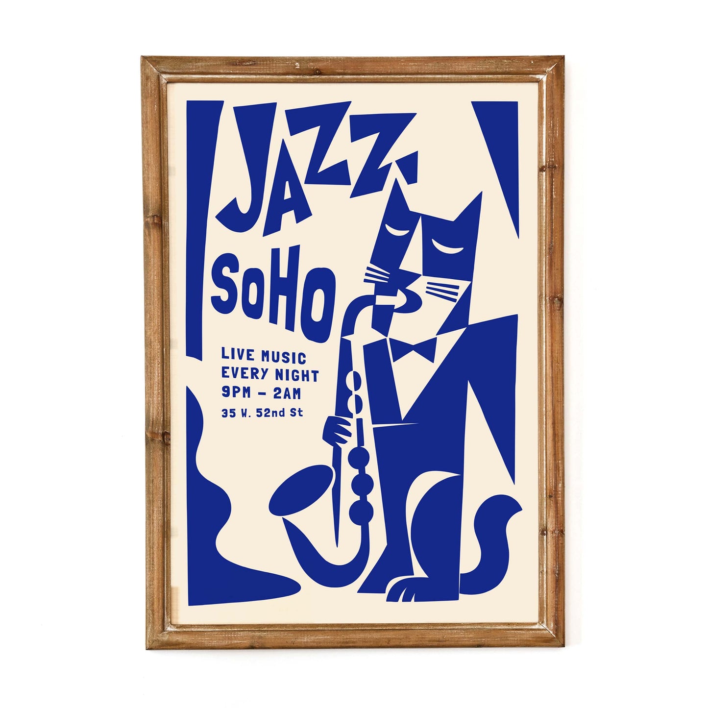 SoHo Jazz Poster Print